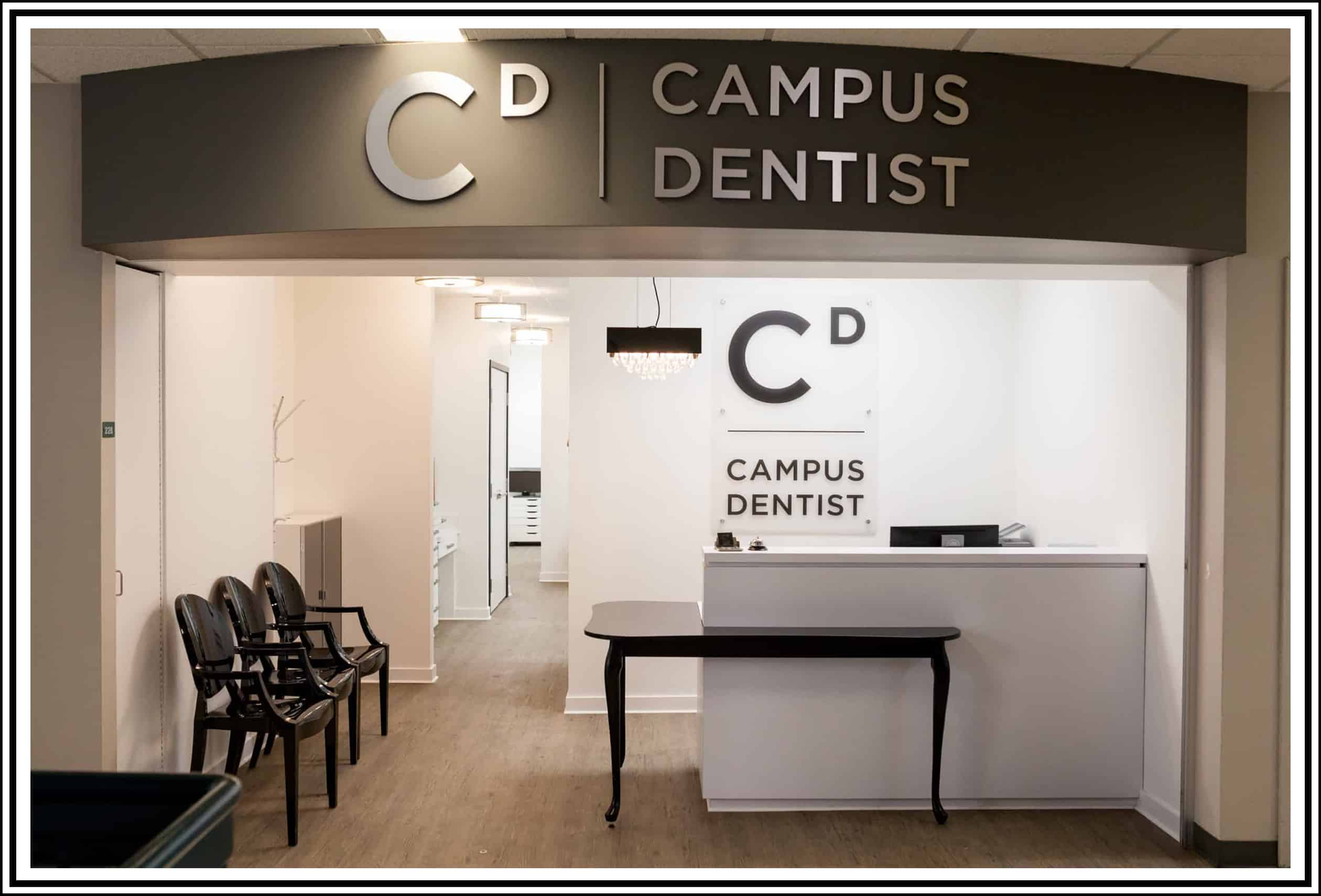 Campus Dentist reception at the University of Regina